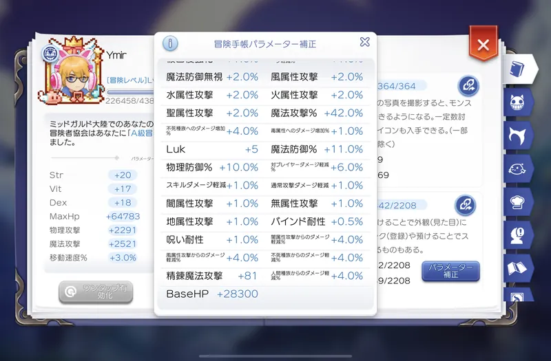 パラメータ補正3