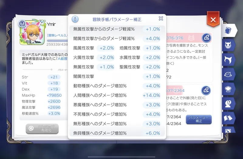 パラメータ補正4