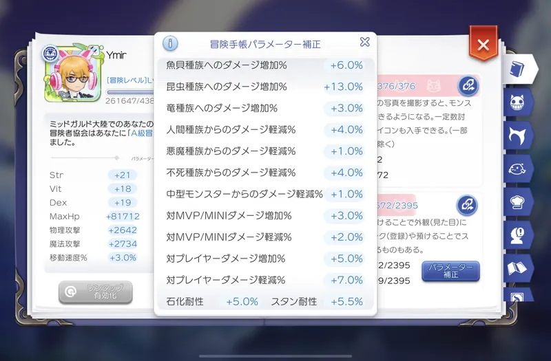 パラメータ補正5