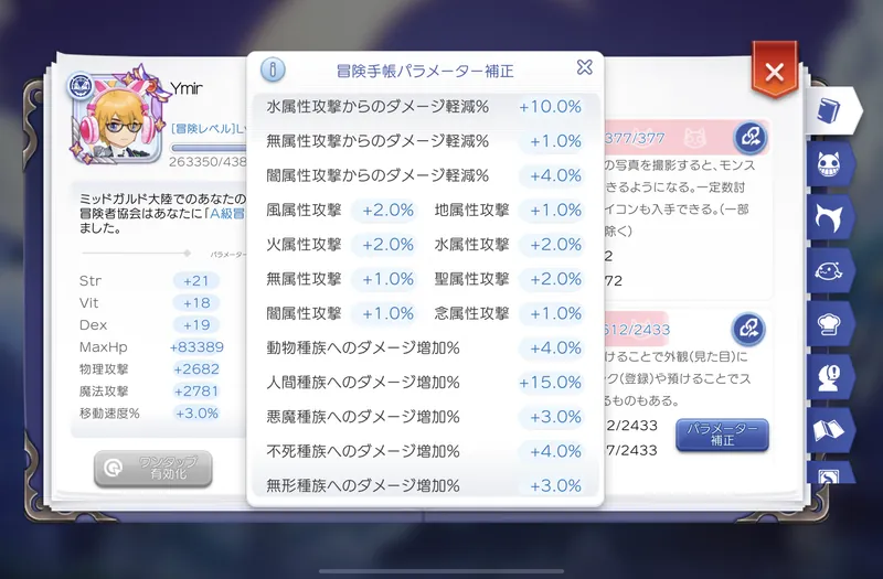 パラメータ補正4