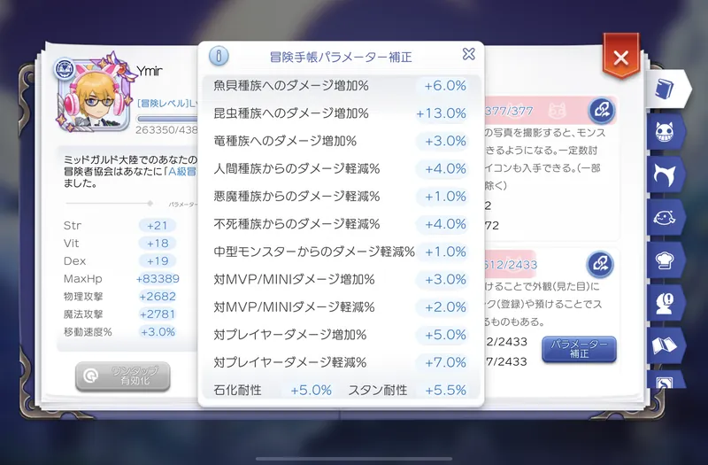 パラメータ補正5