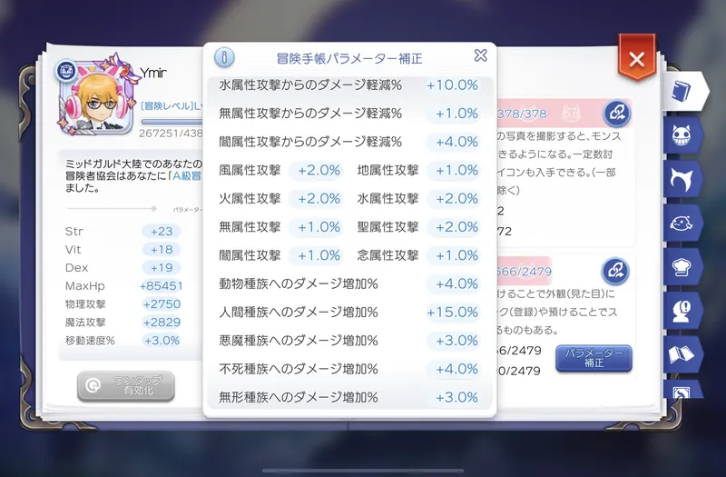 パラメータ補正4