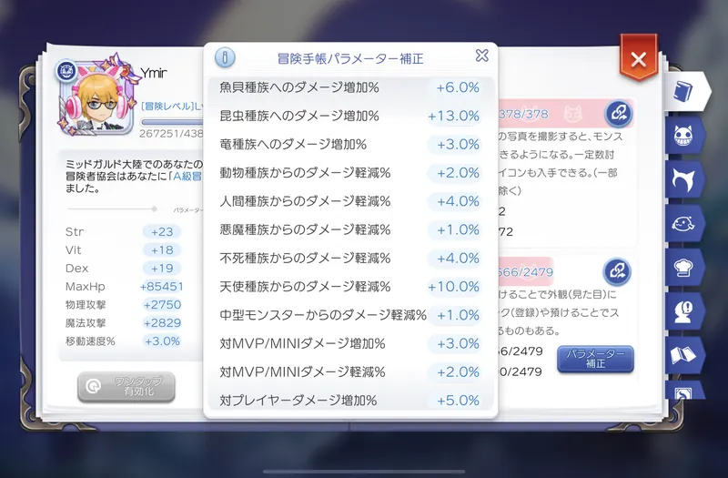 パラメータ補正5